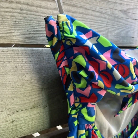 MARA HOFFMAN Aloha geometric strapless sundress, size 0 - Picture 9 of 15